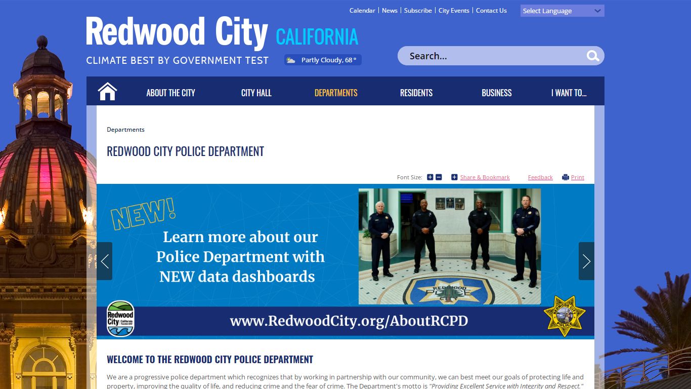 Redwood City Police Department | City of Redwood City